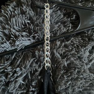 Cute goth top with chain straps